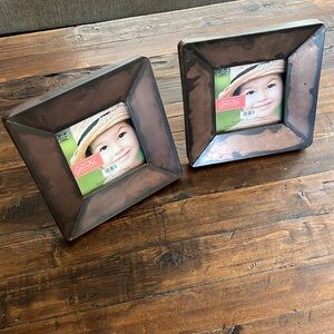 Set of 2 5x5 copper frames.  NWT